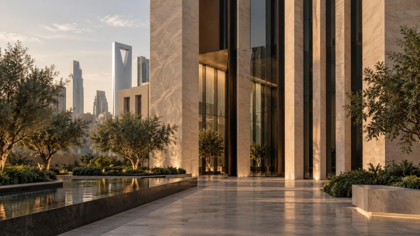 صورة توضيحية — عمارة أعمال سعودية